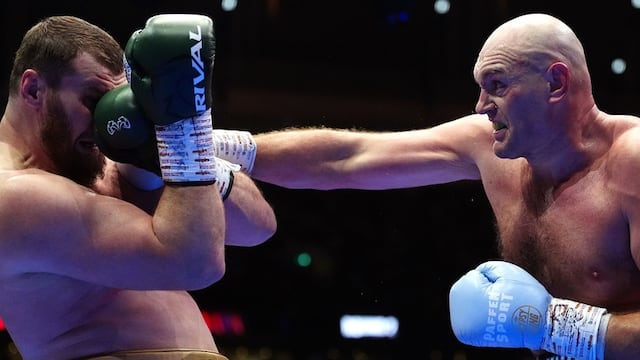Tyson Fury regresa con triunfo al boxeo y reta a Anthony Joshua