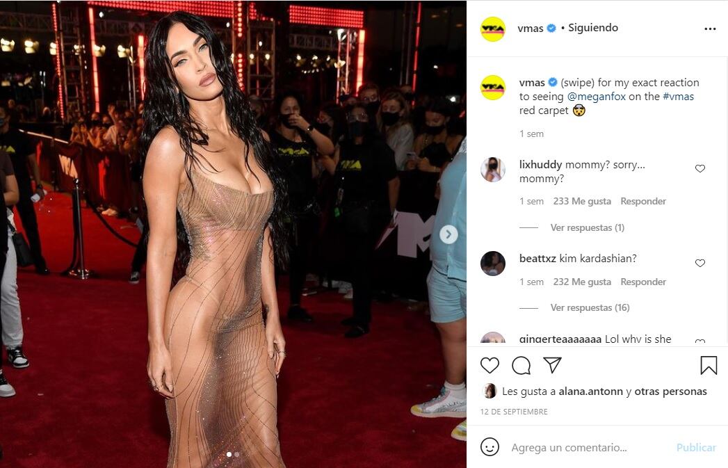 Megan Fox en los MTV VMAs