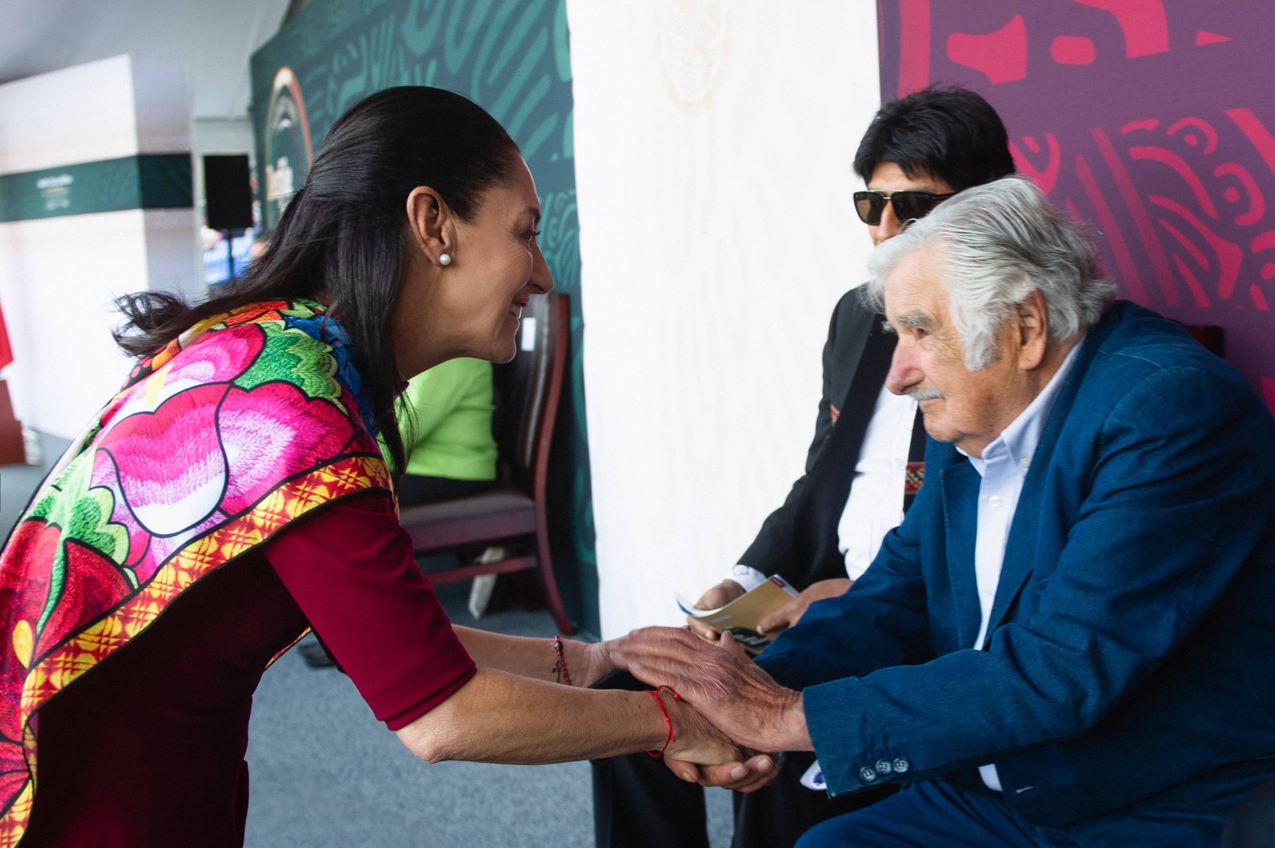 Claudia Sheinbaum y José Mujica