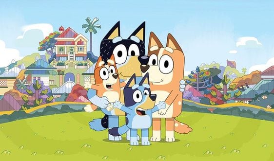 Dibujos de Bluey de vacaciones
