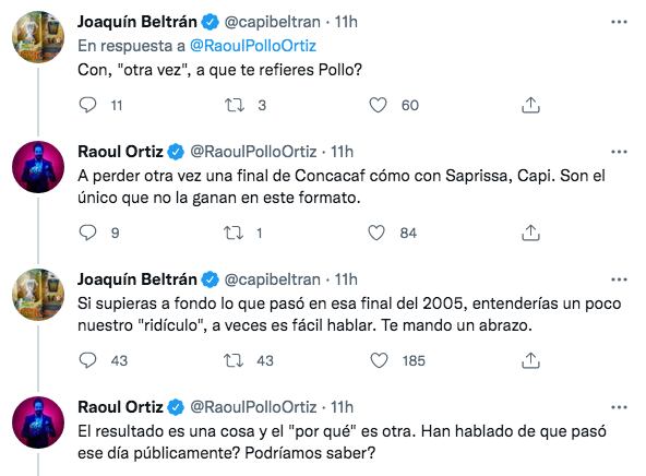 La discusión entre Joaquín Beltrán y Raoul Ortiz