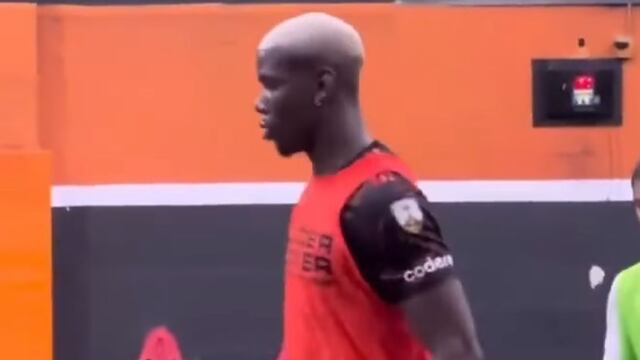 Paul Pogba se echó una cascarita en Miami.