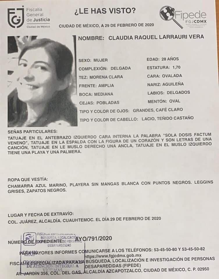 Ficha por Claudia Larrauri