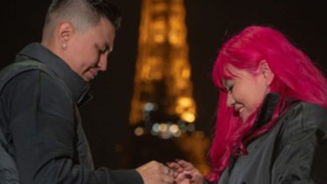 VIDEO: Herly RG llega a París y su novio le pide matrimonio de la forma más romántica