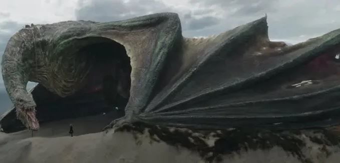 Vhagar de La Casa del Dragón