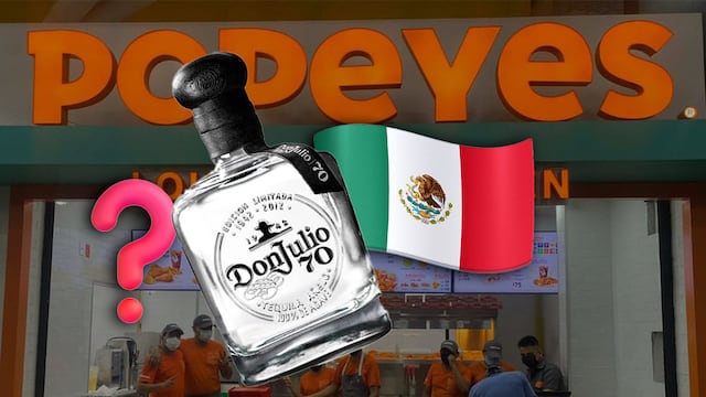 Tequila Don Julio y Popeyes, la colaboración que todo México espera