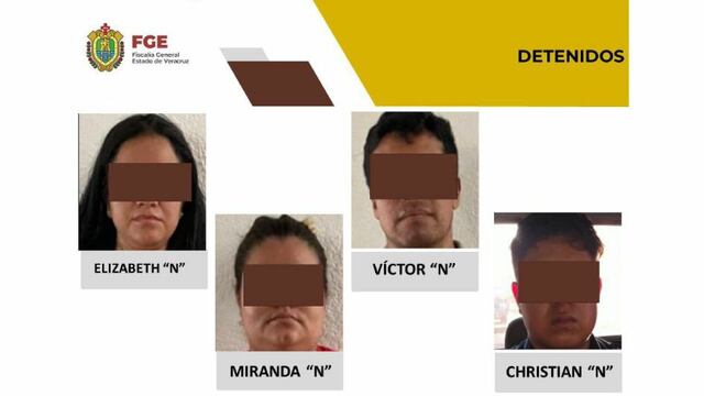 Detenidos en Veracruz