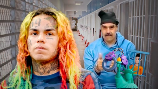 6ix9ine llega a la cárcel donde también se encuentra Nicolás Maduro