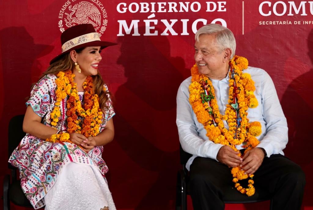 AMLO está de gira con Evelyn Salgado en Guerrero