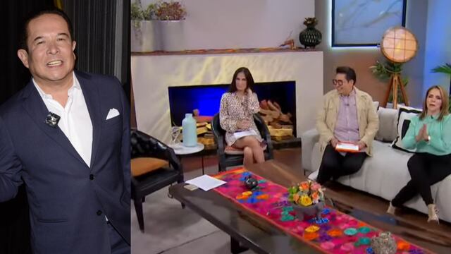 Gustavo Adolfo Infante y el set de Sale el Sol sin su presencia.