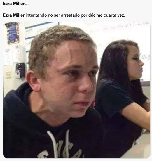 Memes de Ezra Miller y su segundo arresto