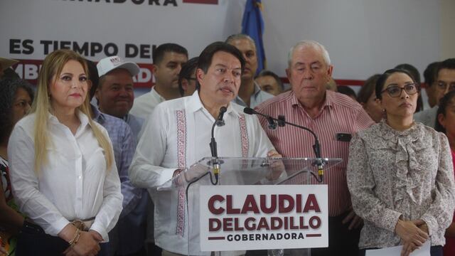 Mario Delgado y Claudia Delgadillo