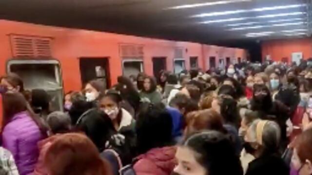 Reportan desalojo de un tren en la Línea 3 del Metro de la CDMX