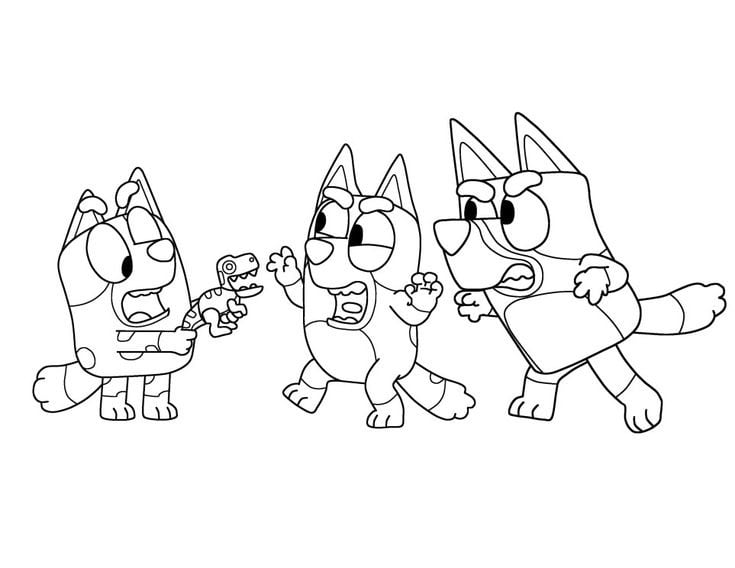 Dibujos de Bluey por el Día del Maestro