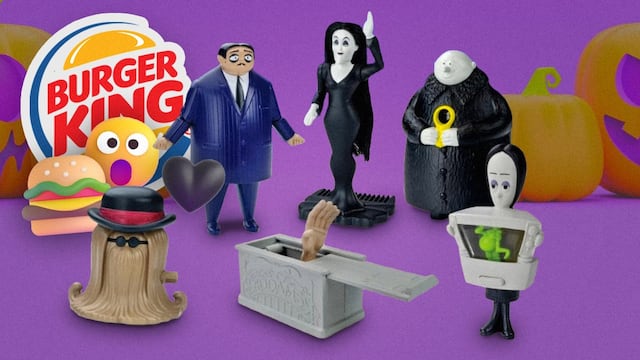 Burger King con Los Locos Addams: Precio y cómo conseguir los juguetes coleccionables de Combo Jr. por Halloween 2024