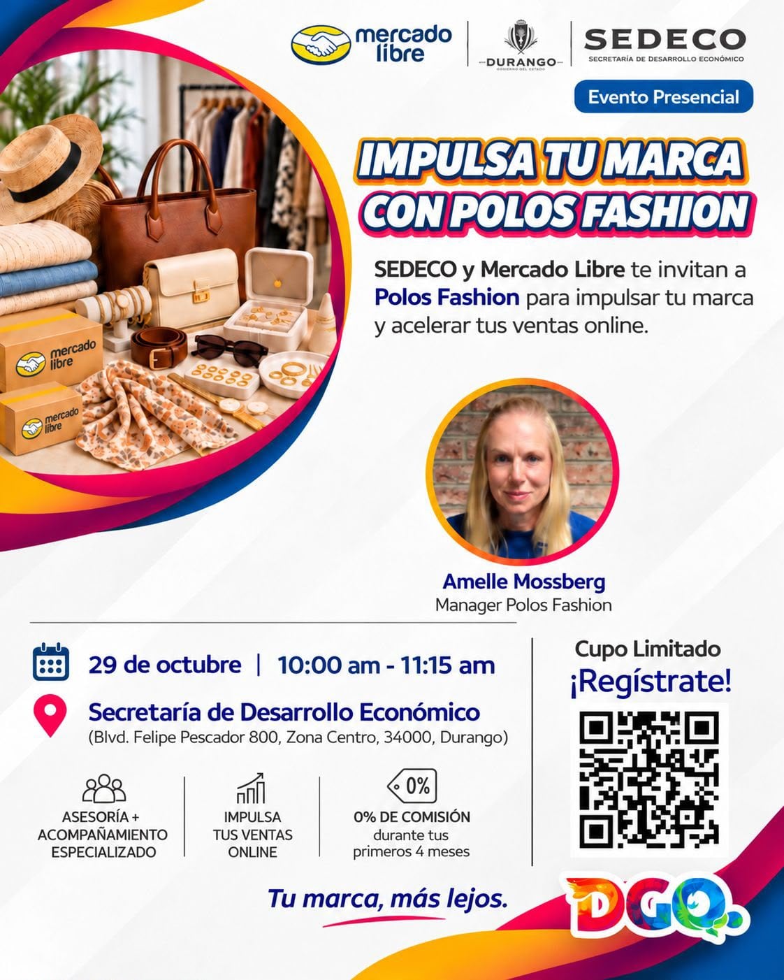 Mercado Libre ofrece capacitación a negocios de moda en Durango