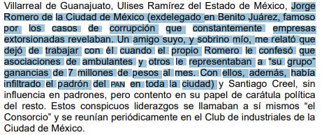 Felipe Calderón acusa a Jorge Romero de extorsionar empresarios