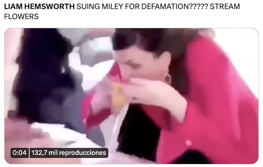 Memes destrozan a Liam Hemsworth por supuestamente demandar a Miley Cyrus