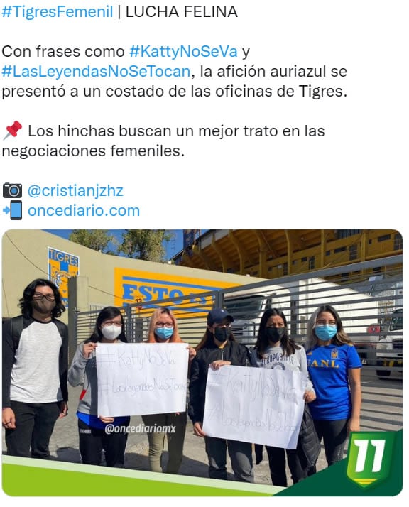 Protestas por Katty Martínez