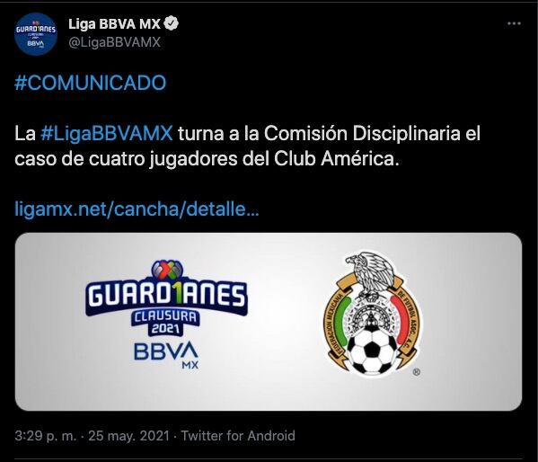 La Liga MX turnó el caso a la Comisión Disciplinaria