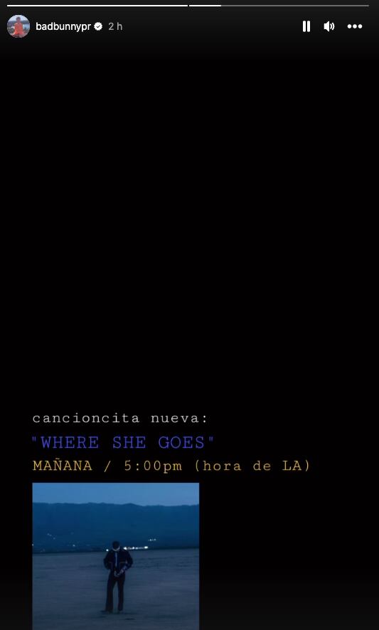 ¿Bad Bunny dedica “Where She Goes”? Su nueva canción se estrenará muy pronto