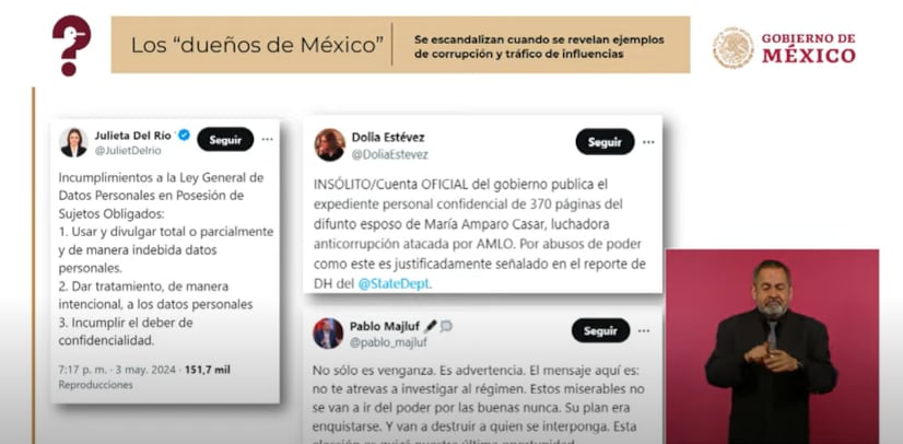 Mentiras de la semana del 8 de mayo