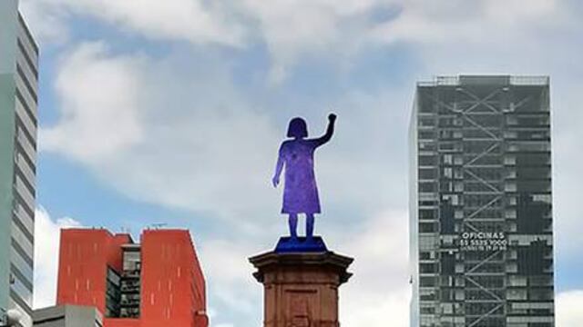 Mujeres que luchan. Glorieta de Colón