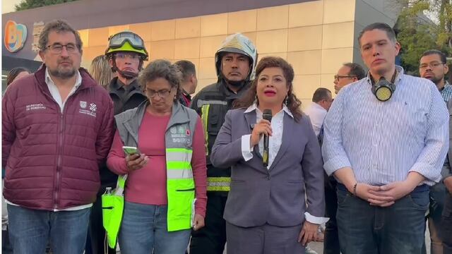 Clara Brugada tras incendio en alcaldía Benito Juárez
