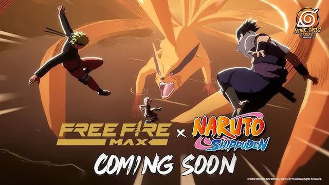 Free Fire revela su colaboración con Naruto Shippuden