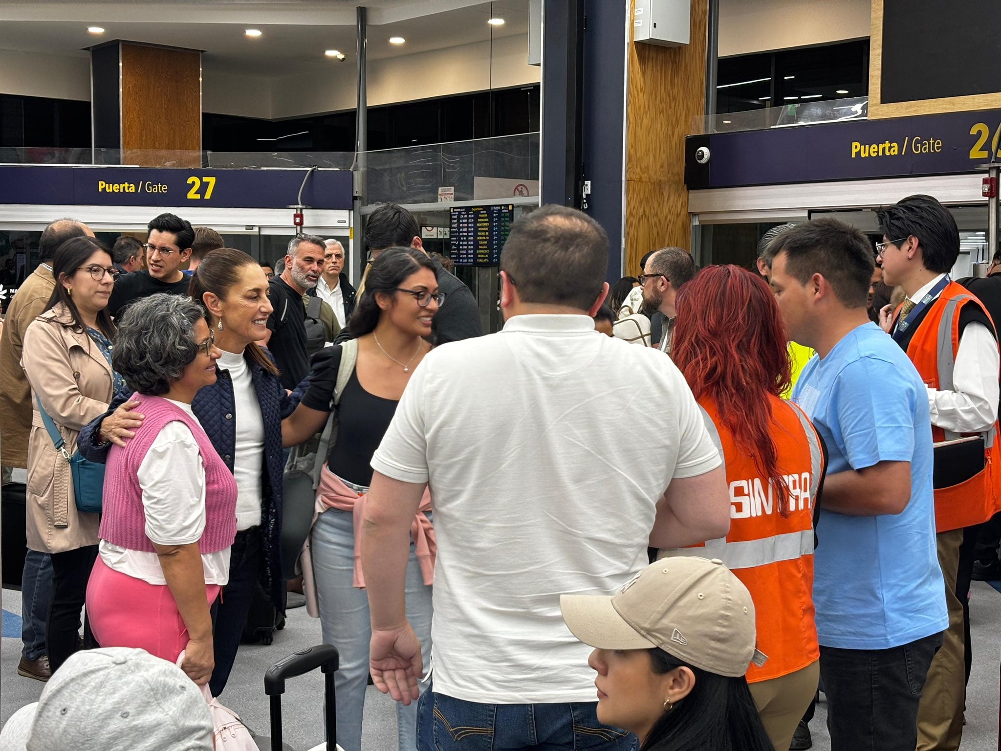Sheinbaum previo a vuelo a España