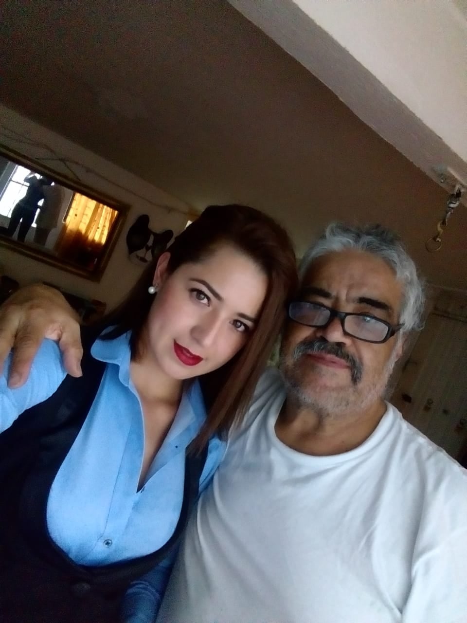 Elideth y su papá