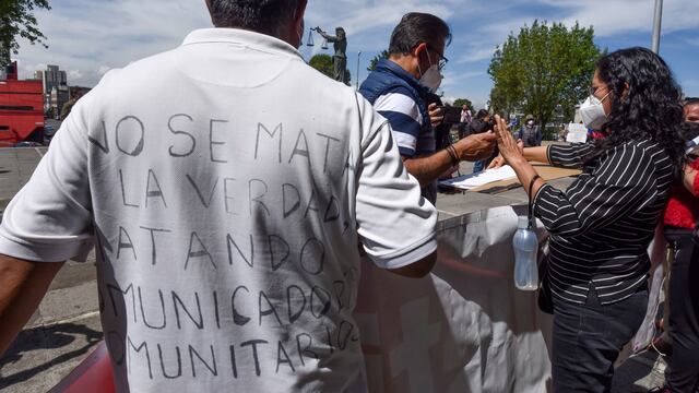 Protesta de periodistas