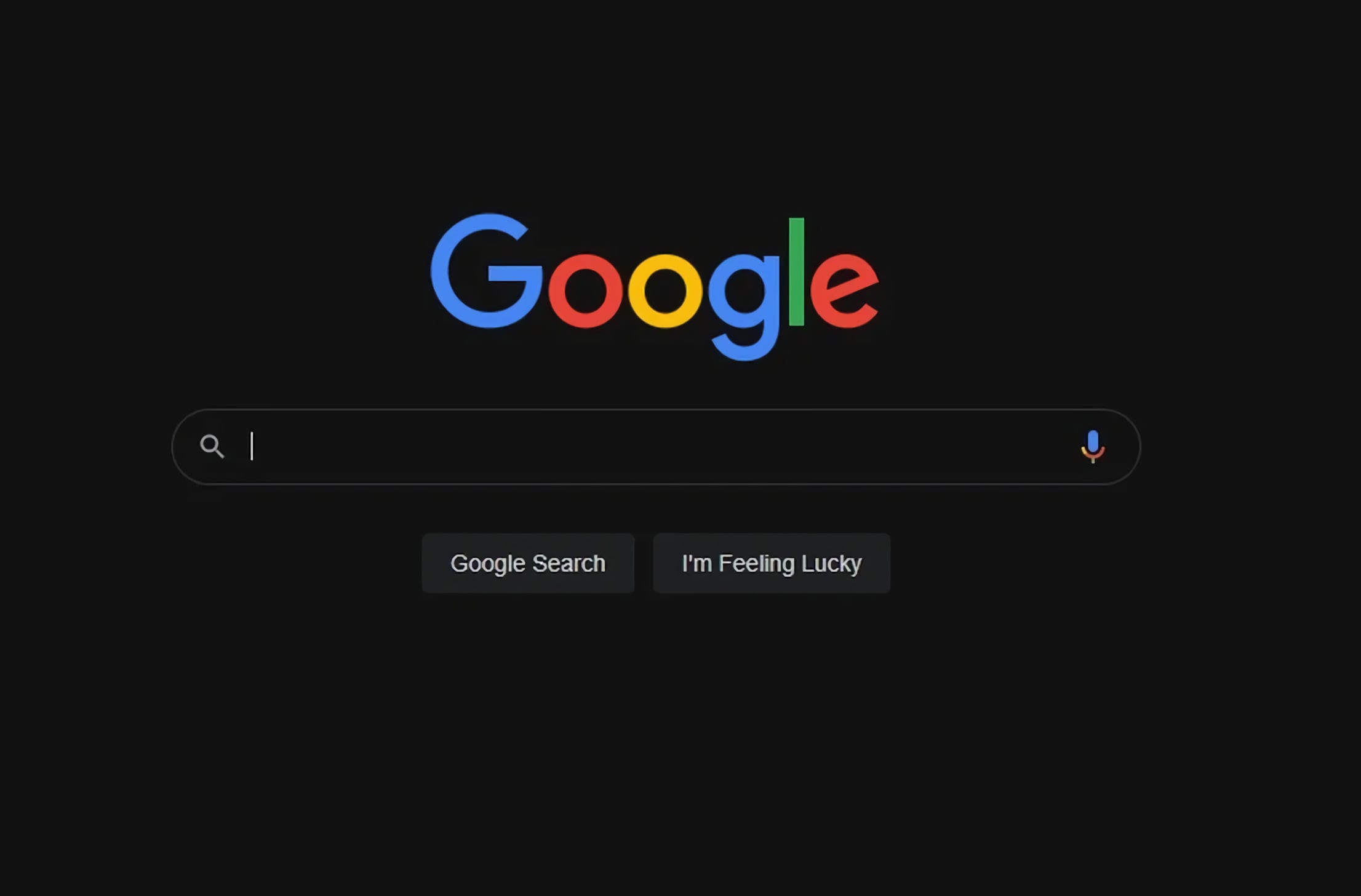 Google 'modo oscuro'