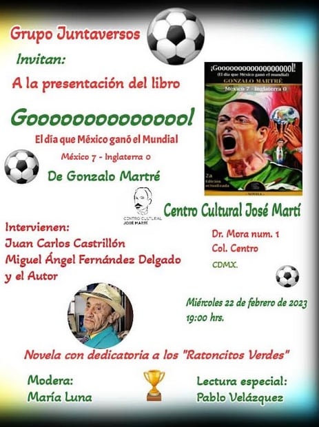 Gooool, el día en que México ganó el mundial de Gonzalo Martré/Daniel Jiménez