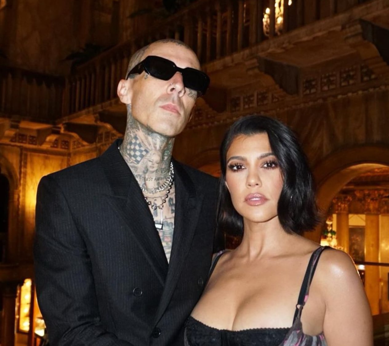 Kourtney Kardashian y Travis Barker