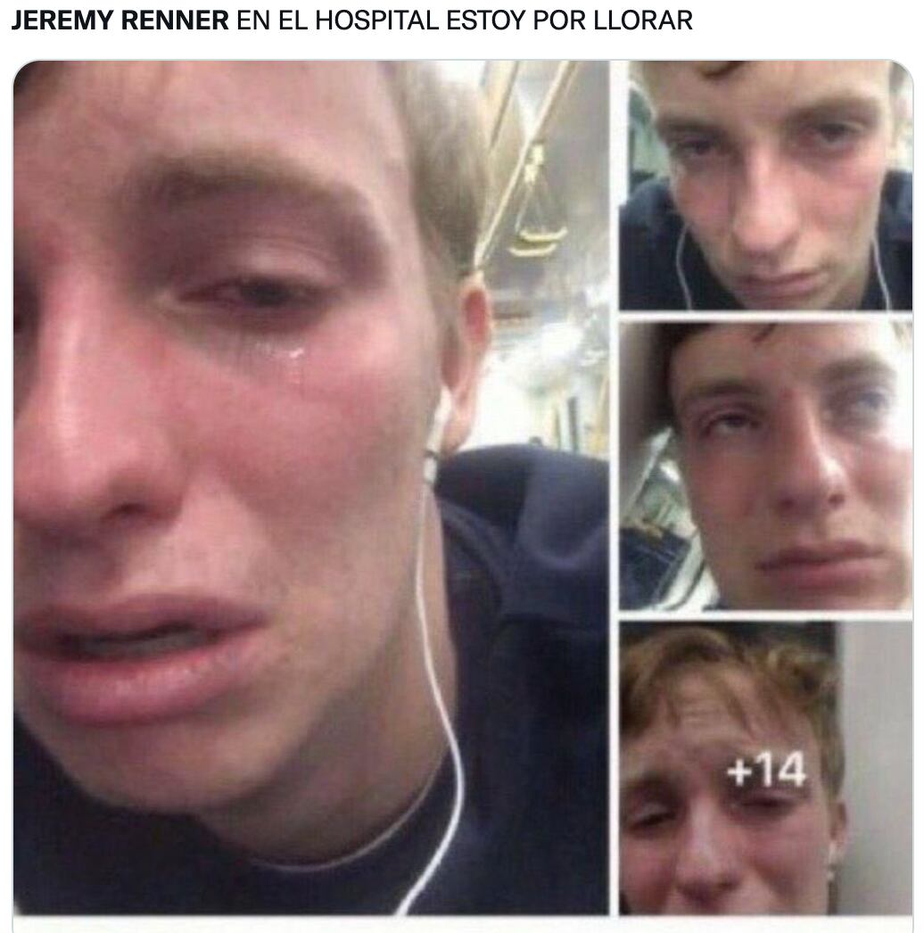 Ya hay memes sobre el accidente de Jeremy Renner