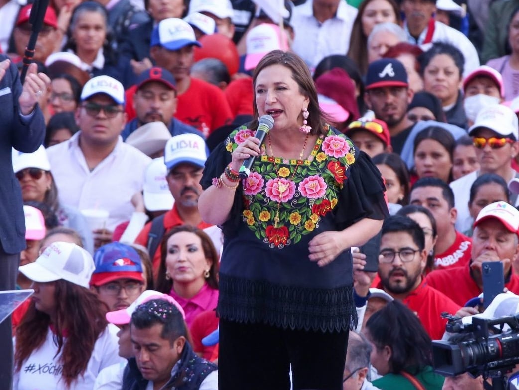 Cierre de campaña de Xóchitl Gálvez