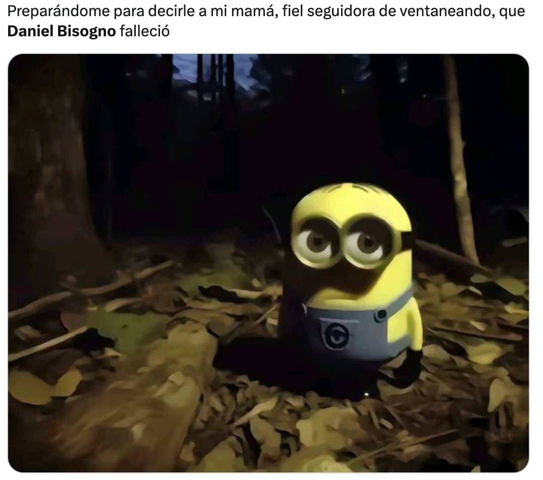 Memes de la muerte de Daniel Bisogno