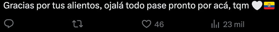 Agradecimiento por el mensaje de Ari Gameplays