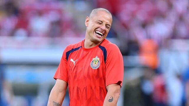 Chicharito Hernández, en su regreso a Chivas en el Clausura 2024.