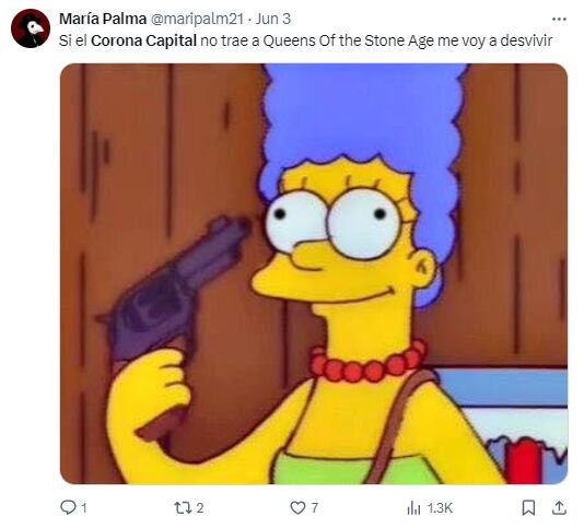 Memes por el cartel del Corona Capital 2024