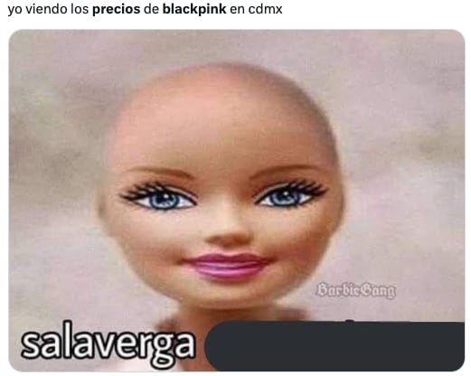 Memes se burlan del supuesto precio de los boletos de Blackpink