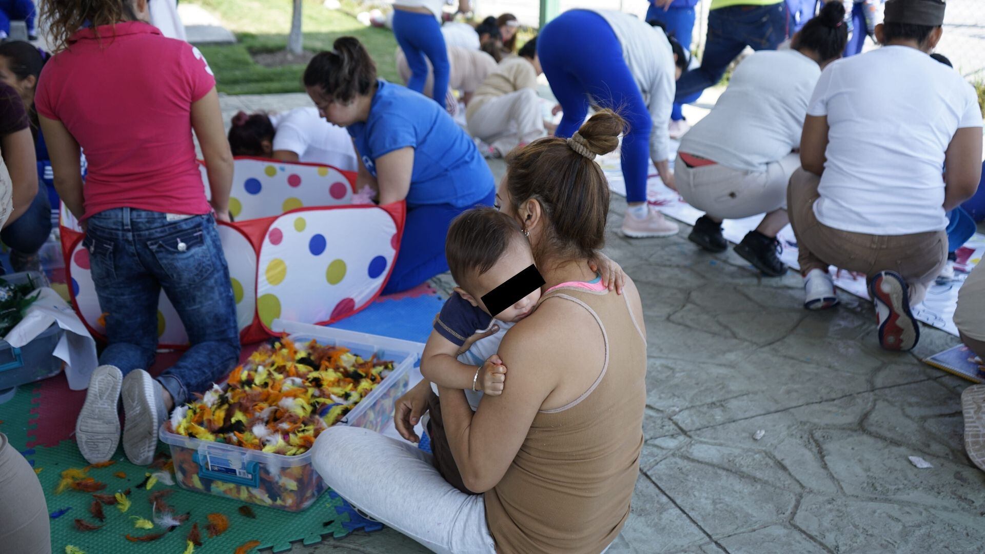 Madres en el Centro Santiaguito