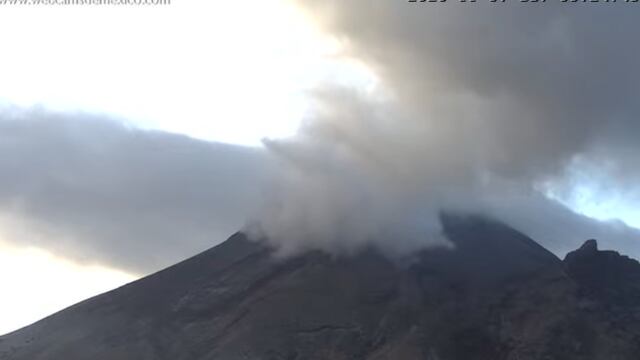 Volcán Popocatépetl el 7 de noviembre