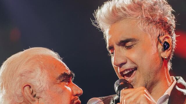 Alejandro Fernández y Vicente Fernández en fotos inéditas