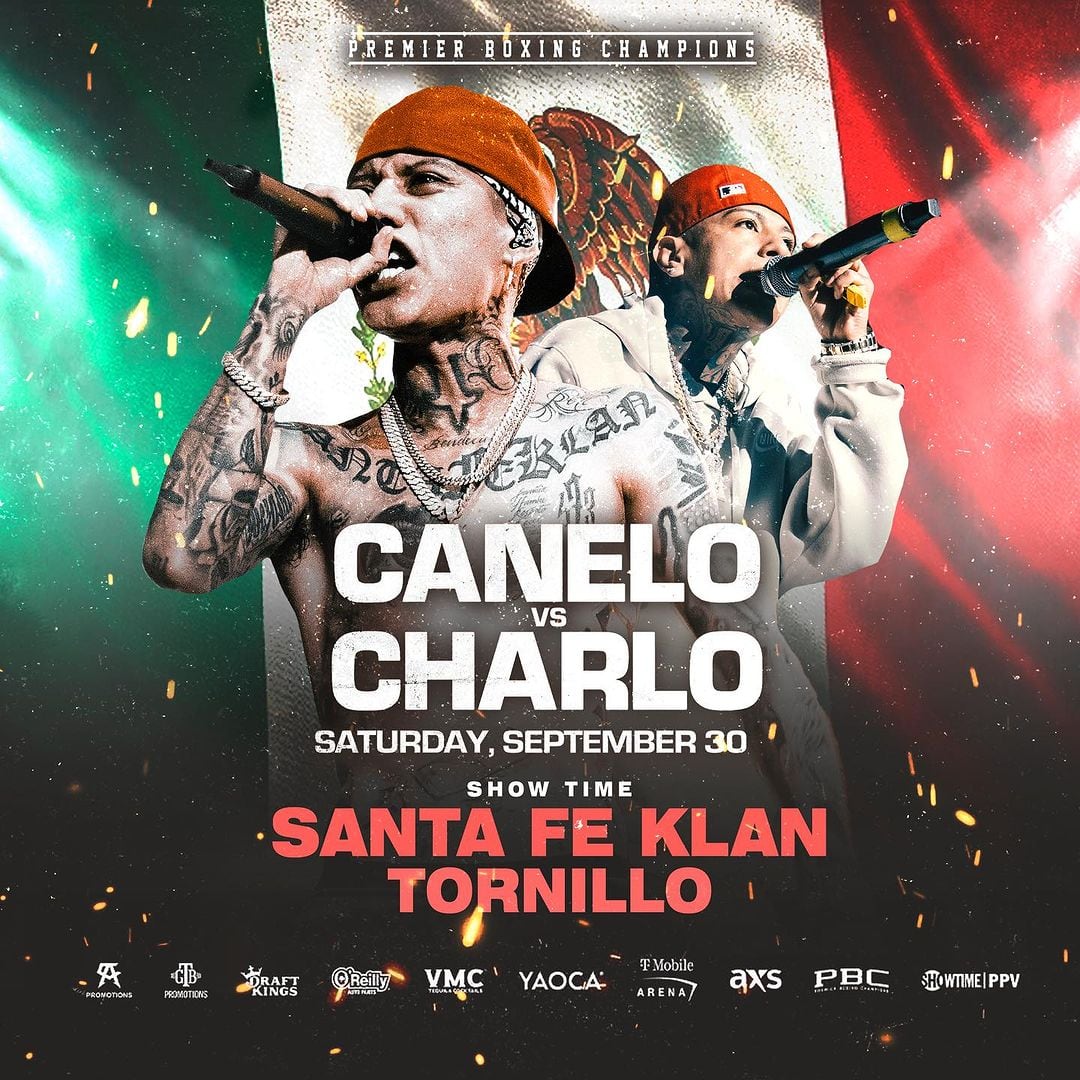 Santa Fe Klan le cantará con El Tornillo al Canelo Álvarez en su pelea de Las Vegas.