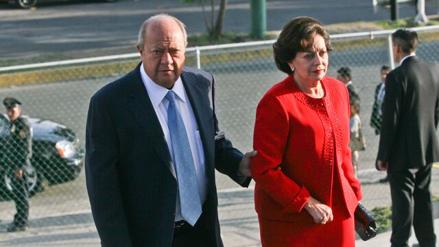 Carlos Romero Deschamps y su esposa, Blanca Rosa Durán