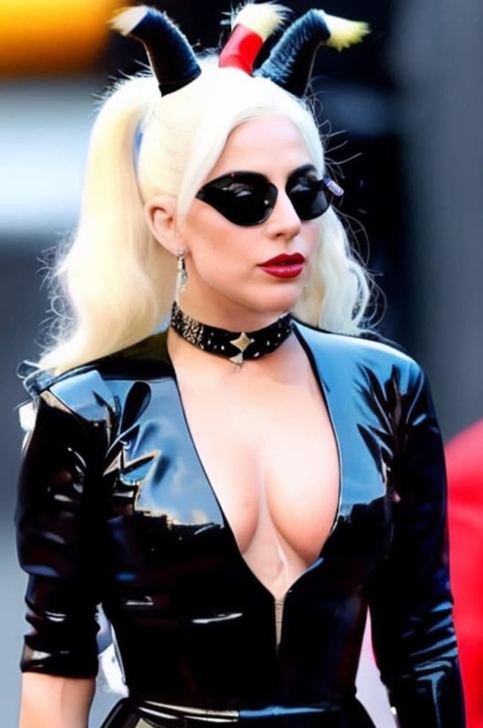 Lady Gaga como Harley Quinn