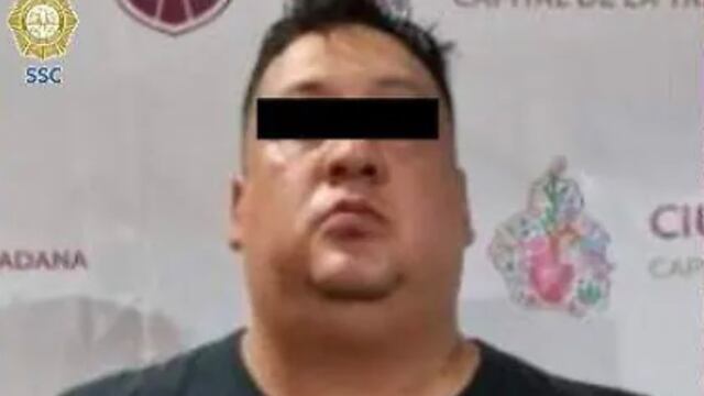 Alejandro “N”, El Mambo, presunto líder de goteras en CDMX fue detenido