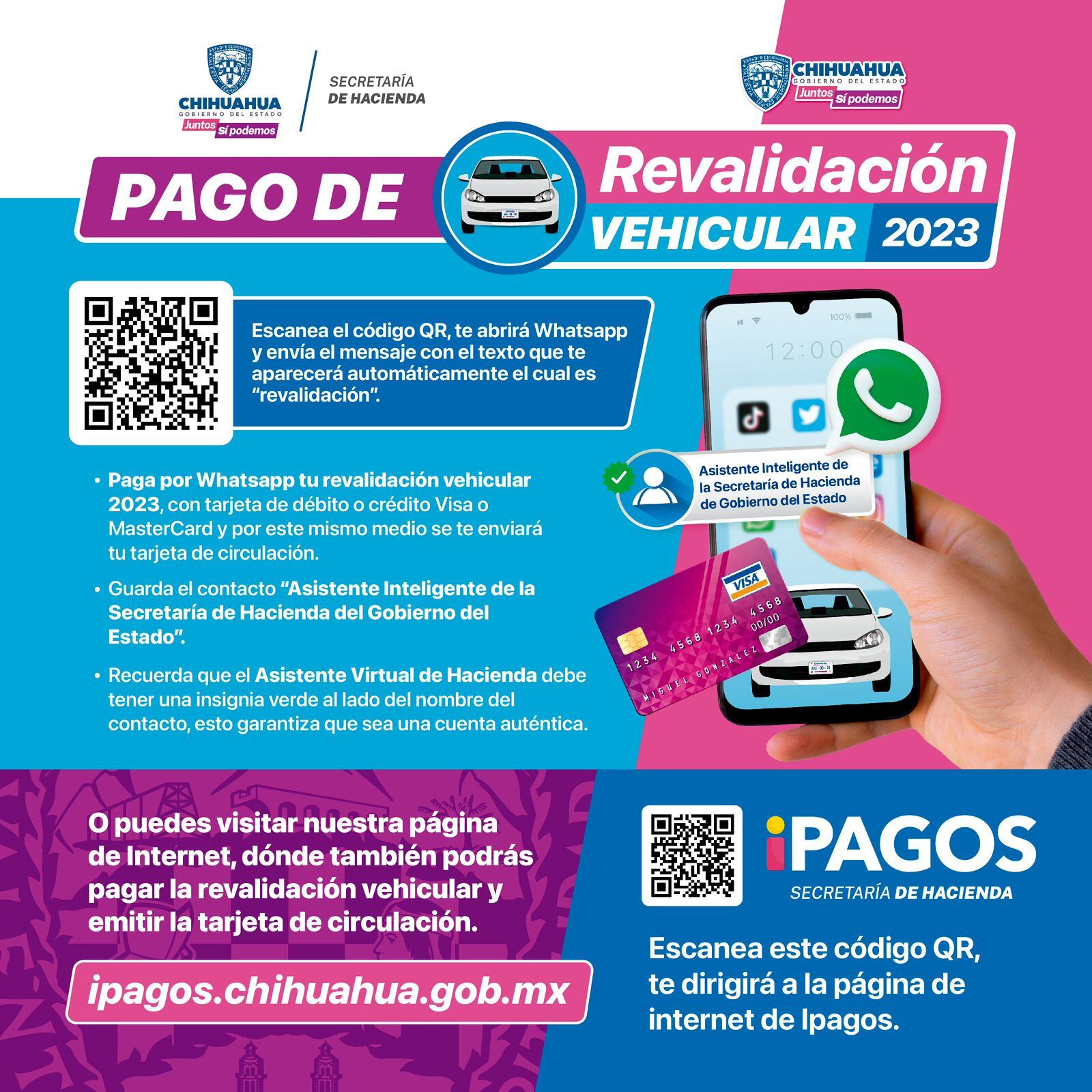 Pago de revalidación vehicular 2023: Te decimos cómo hacerlo desde WhatsApp paso a paso